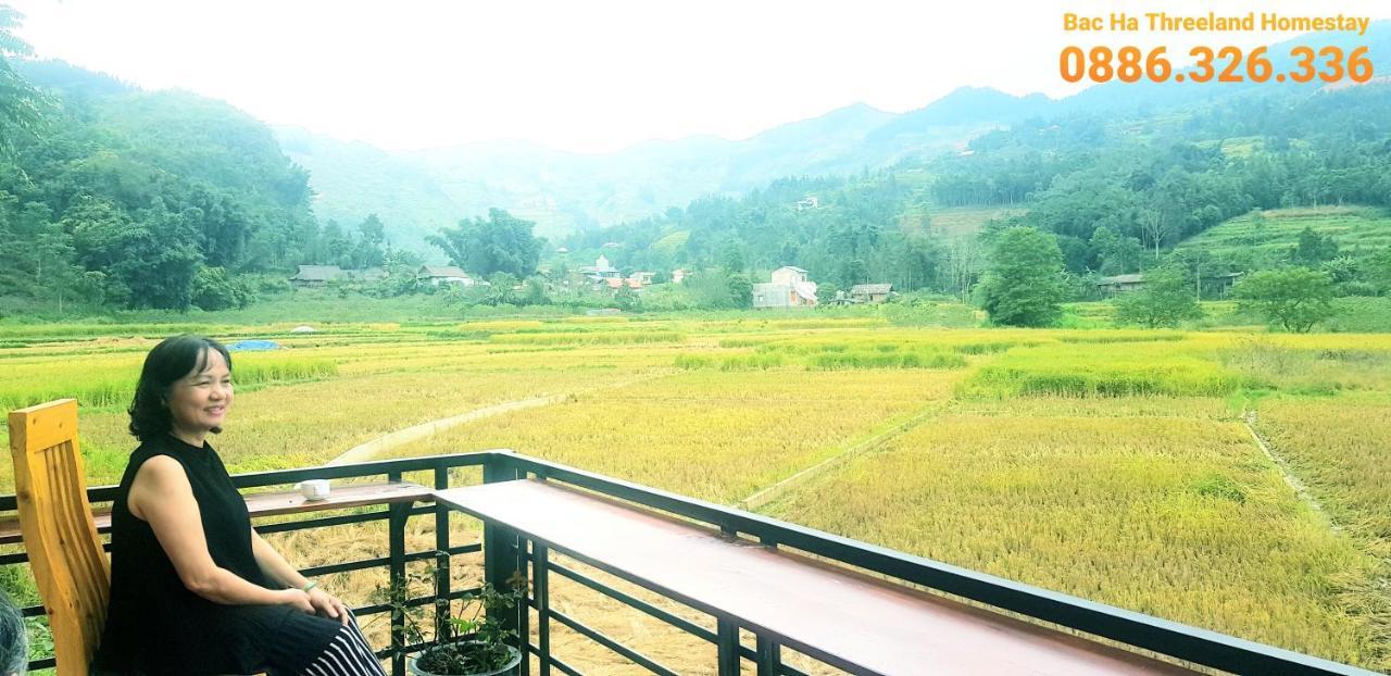 Bac Ha Threeland Homestay Esterno foto