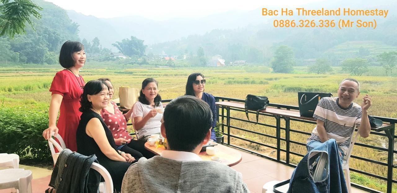 Bac Ha Threeland Homestay Esterno foto