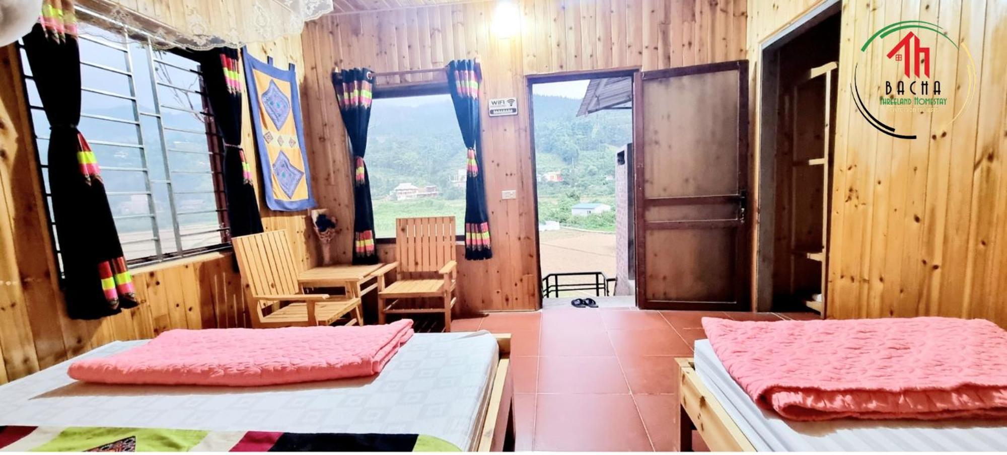 Bac Ha Threeland Homestay Esterno foto